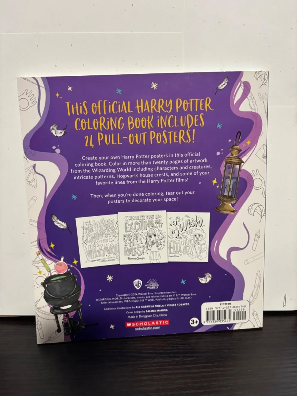 Harry Potter Magical Words Coloring Book